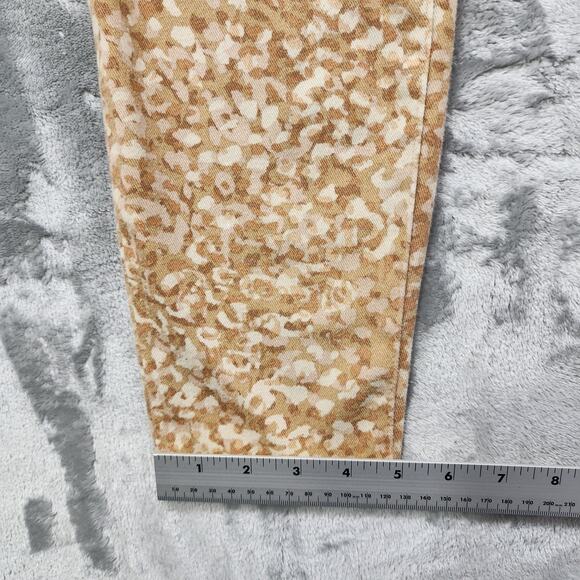 Time And Tru Jeans Womens XXL (20) Tan Animal Print High Rise Jegging Skinny - Picture 11 of 12